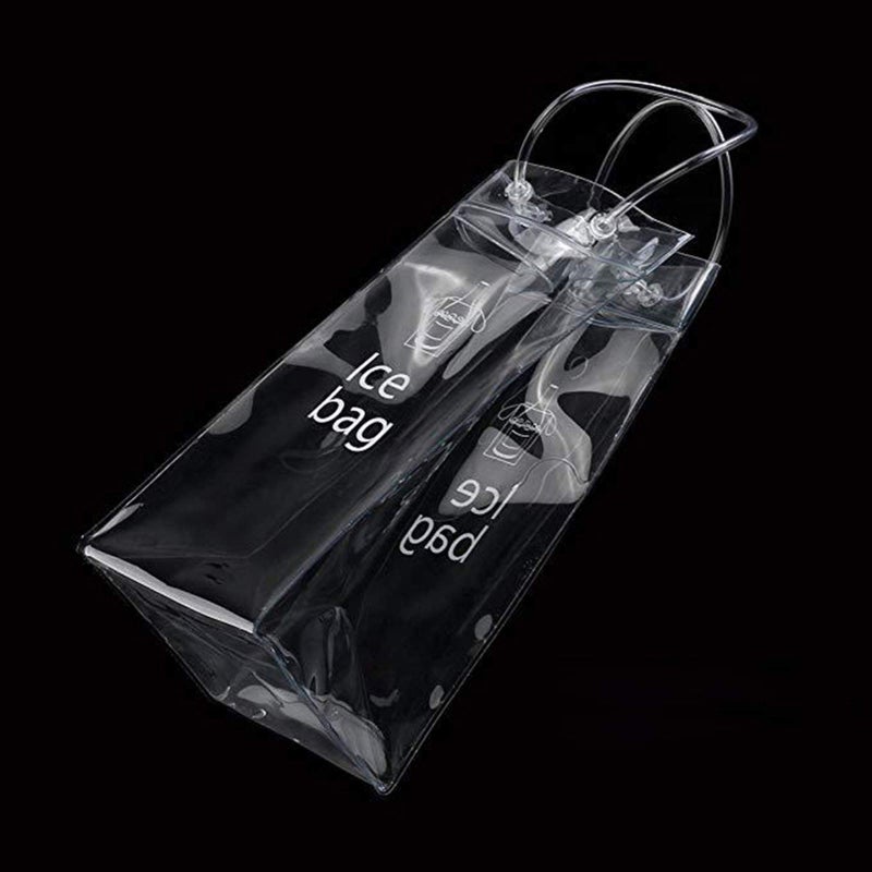 IFWELL Ice Wine Bag Portable Collapsible Clear Wine Pouch Cooler with Handle for Party,Outdoor,Champagne,Cold Beer,White Wine,Chilled Beverages,Iced Drinks 3 Pack (2) - Image 2